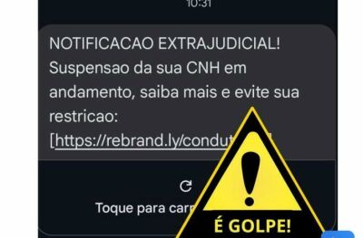 Imagem da notícia Detran-MS alerta sobre fraude via SMS que simula suspensão de CNH e solicita pagamentos